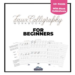 Faux Calligraphy Workbook for Beginners